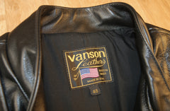 Vanson Chopper Jacket, size 46