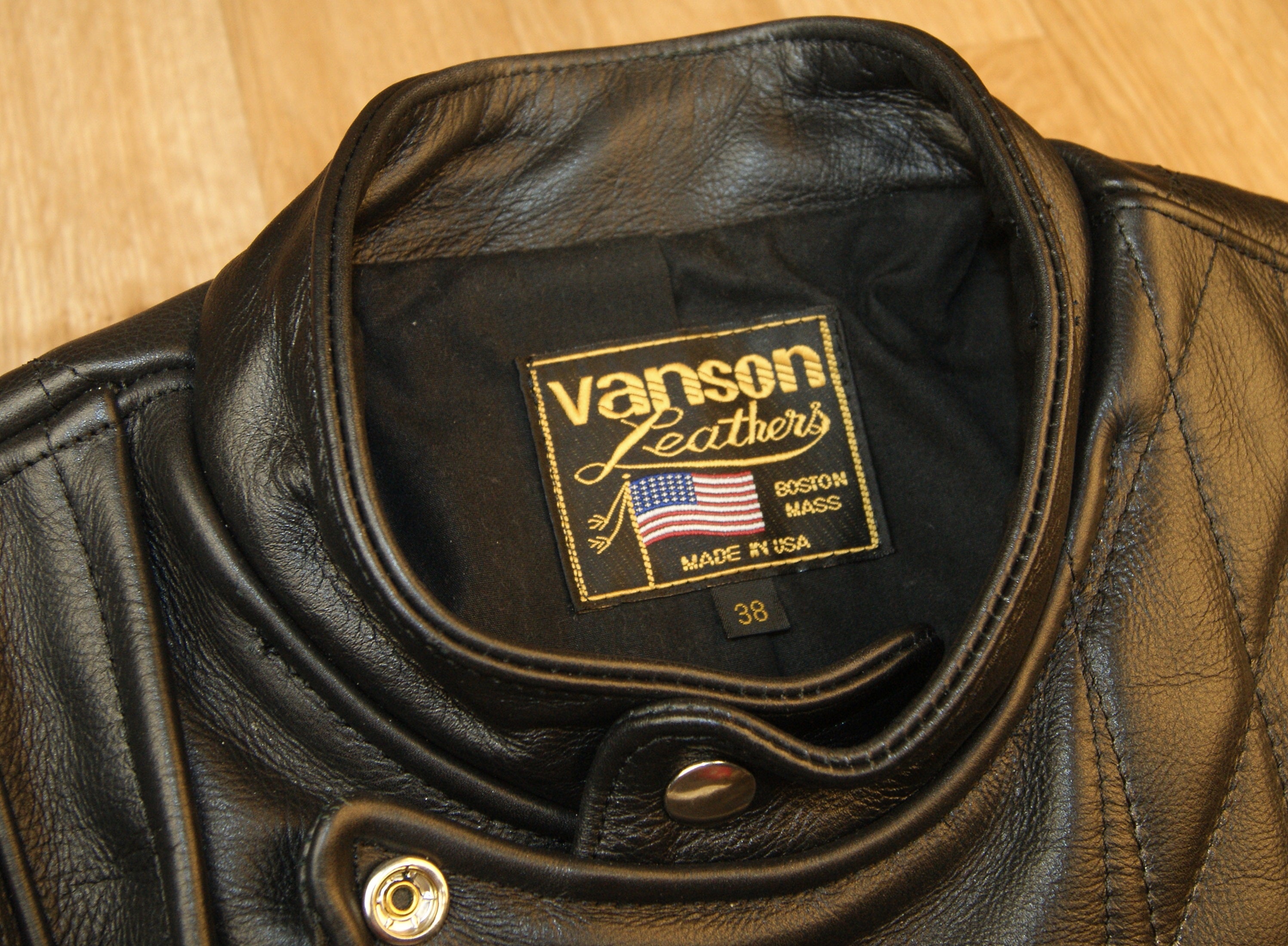 Vanson Chopper Jacket, size 38